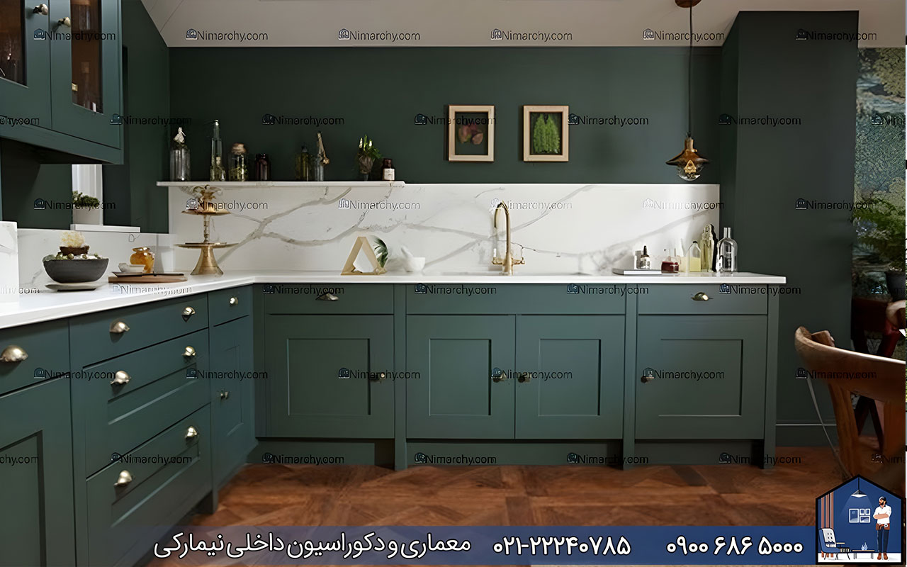 nimarchy.com - کابینت پلی اورتان سبز
