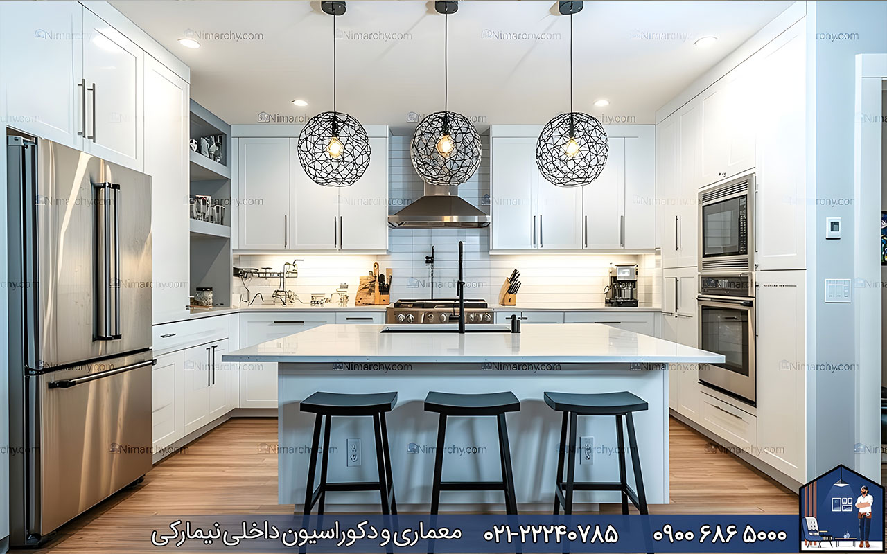 nimarchy.com - کابینت پلی اورتان سفید