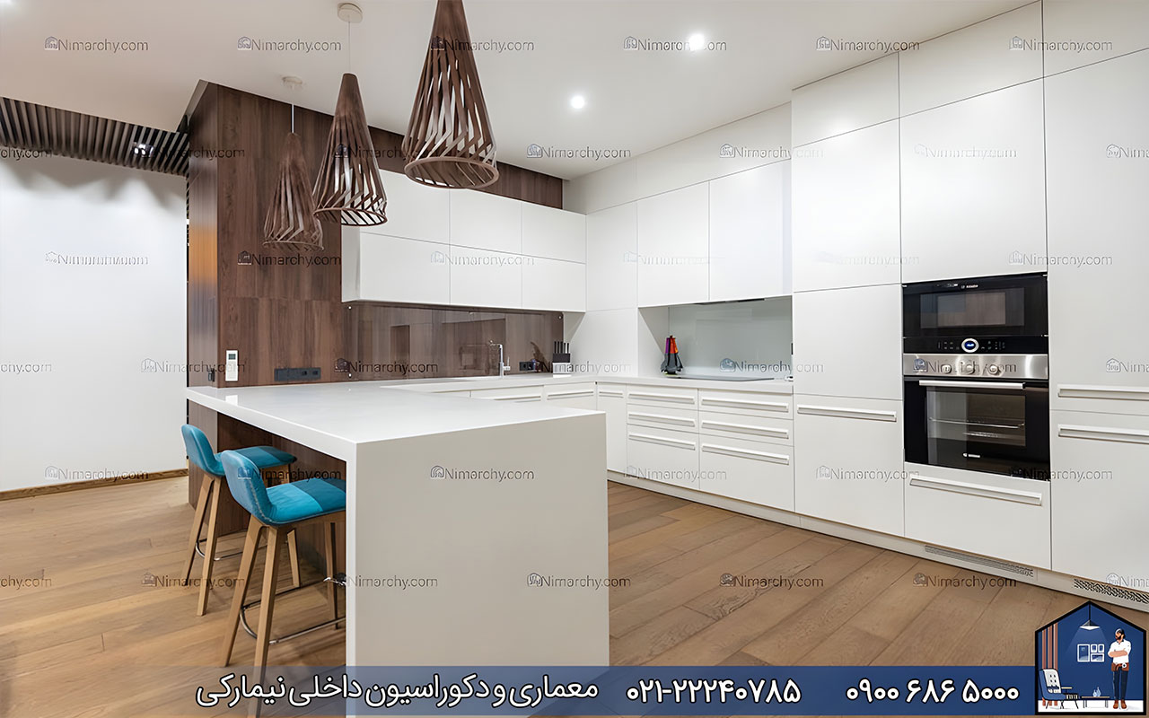 nimarchy.com - کابینت پلی اورتان سفید
