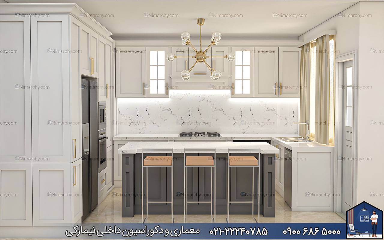 nimarchy.com - کابینت پلی اورتان سفید