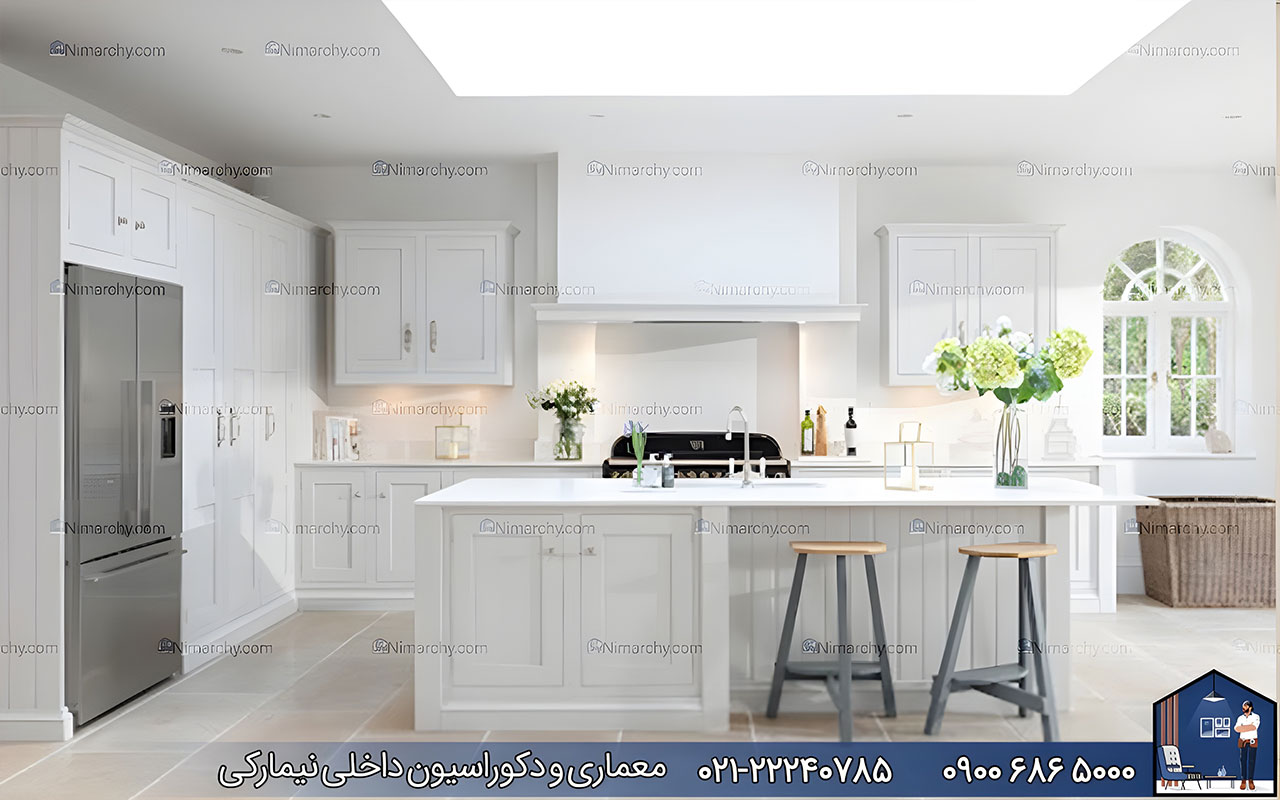 nimarchy.com - کابینت پلی اورتان سفید