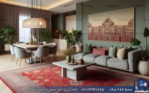 nimarchy.com - دکوراسیون داخلی پذیرایی ایرانی