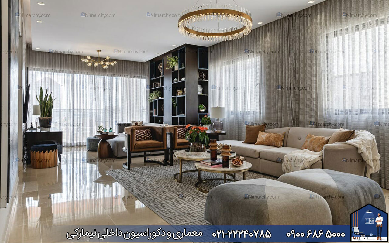 nimarchy.com - دکوراسیون داخلی پذیرایی ایرانی