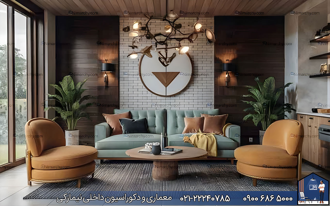 nimarchy.com - دکوراسیون داخلی پذیرایی ایرانی