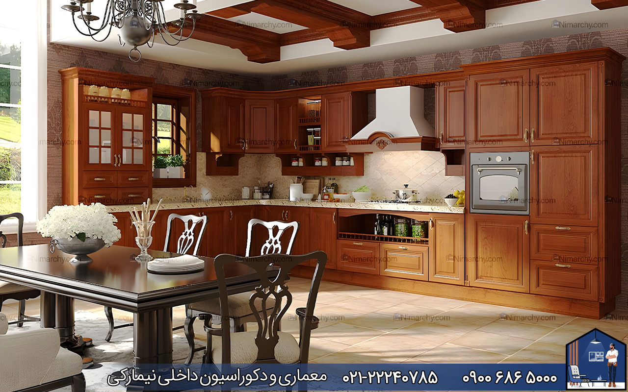 Nimarchy.com - فرق کابینت وکیوم با روکش چوب