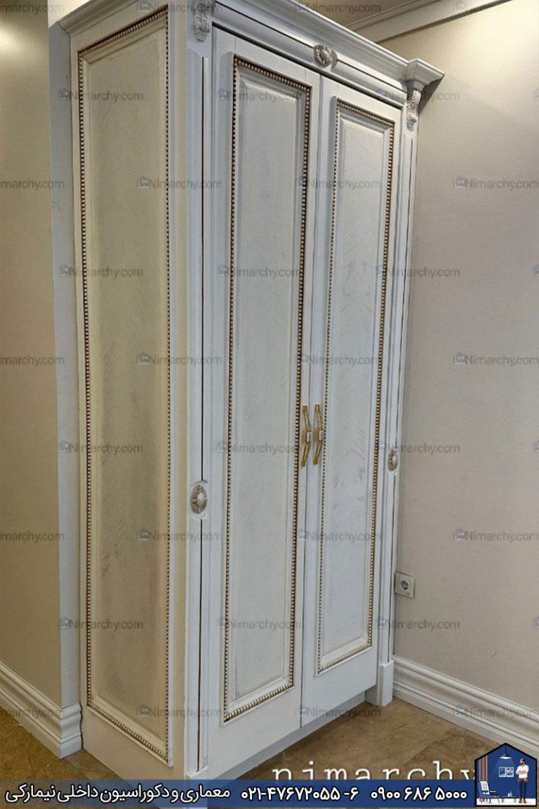 Nimarchy.com - کمد دیواری روکش چوب نیمارکی جدید