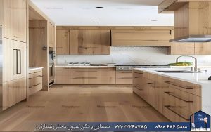 nimarchy.com - کابینت با روکش چوب طبیعی
