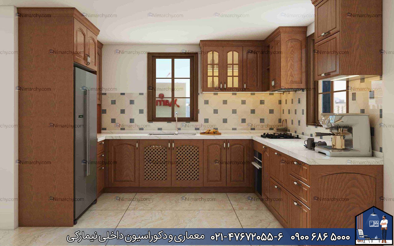 Nimarchy.com - قیمت کابینت روکش چوب