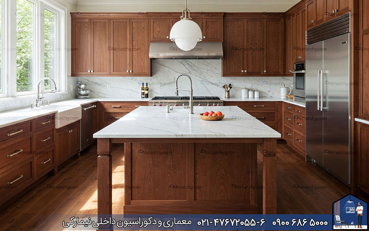 Nimarchy.com - قیمت کابینت روکش چوب