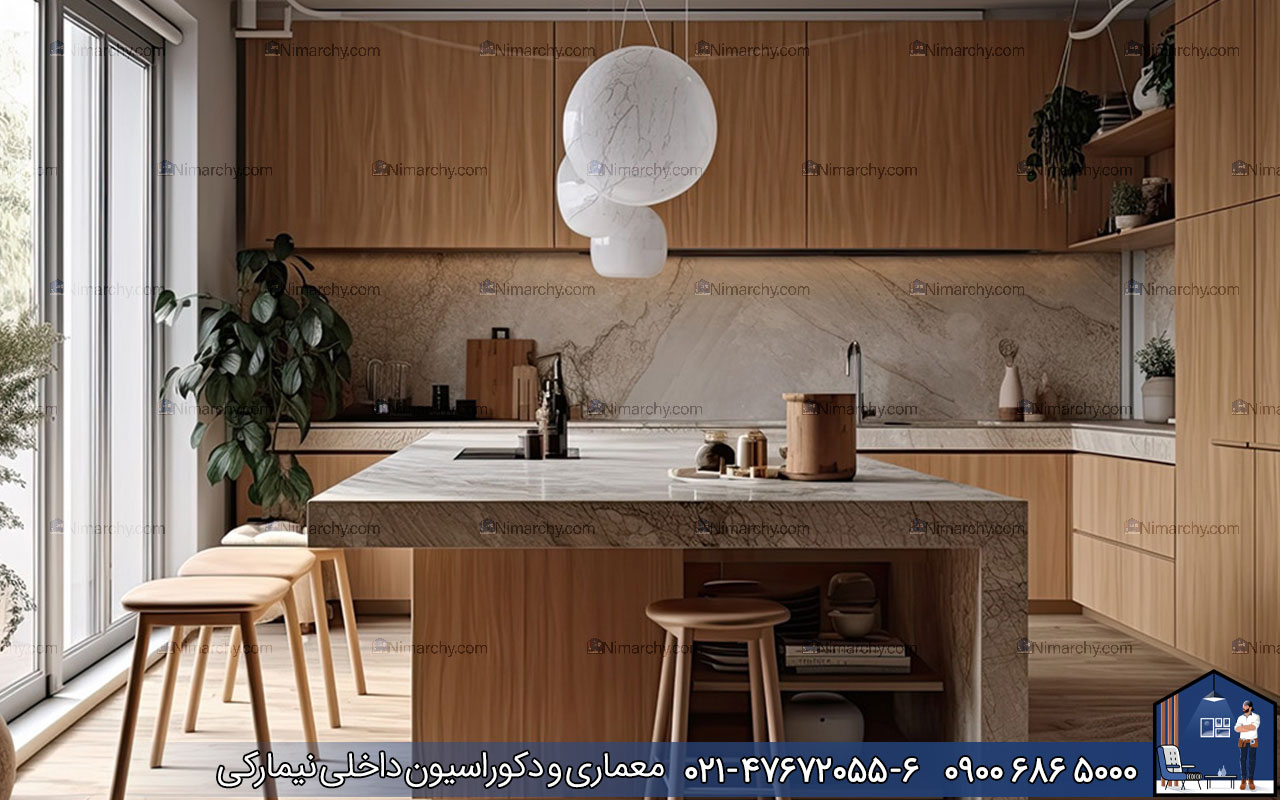 Nimarchy.com - قیمت کابینت روکش چوب