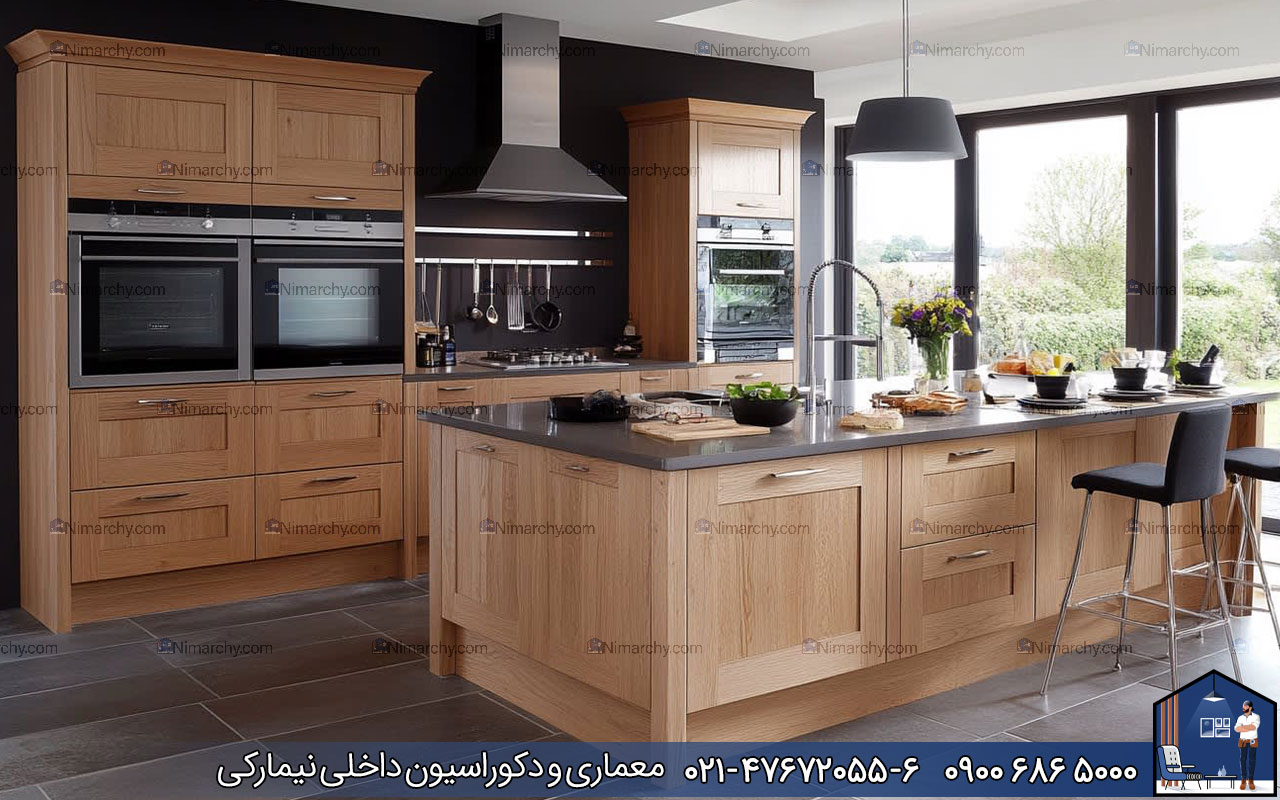 Nimarchy.com - قیمت کابینت روکش چوب