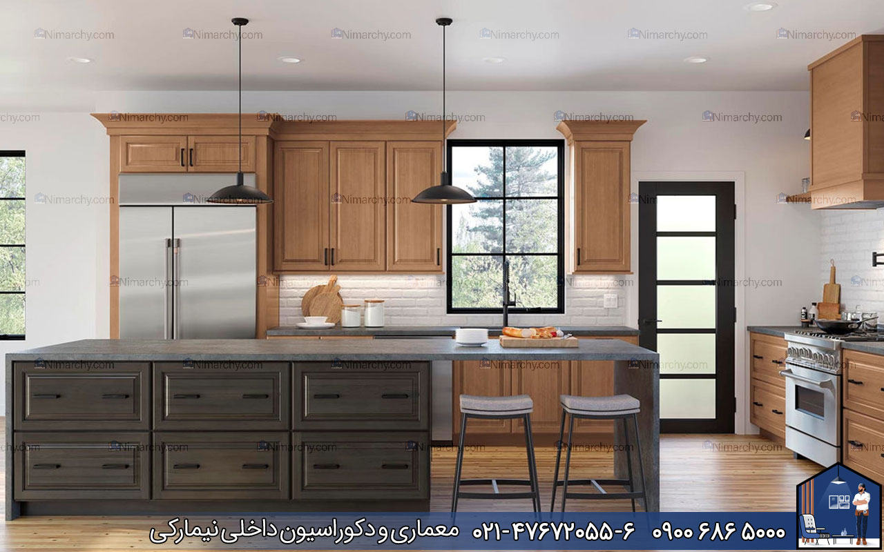Nimarchy.com - قیمت کابینت روکش چوب
