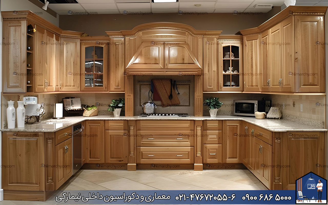 Nimarchy.com - کابینت روکش چوب بلوط