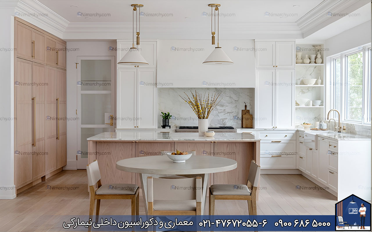 Nimarchy.com - کابینت روکش چوب بلوط