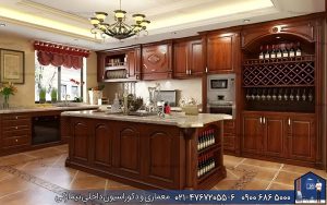 Nimarchy.com - کابینت روکش چوب گردو