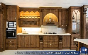 Nimarchy.com - کابینت روکش چوب گردو