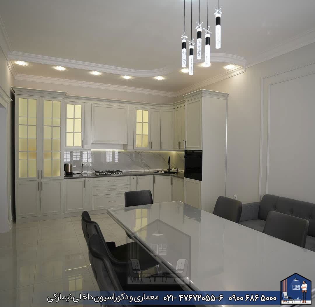 Nimarchy.com - کابینت نئوکلاسیک پروژه اراک