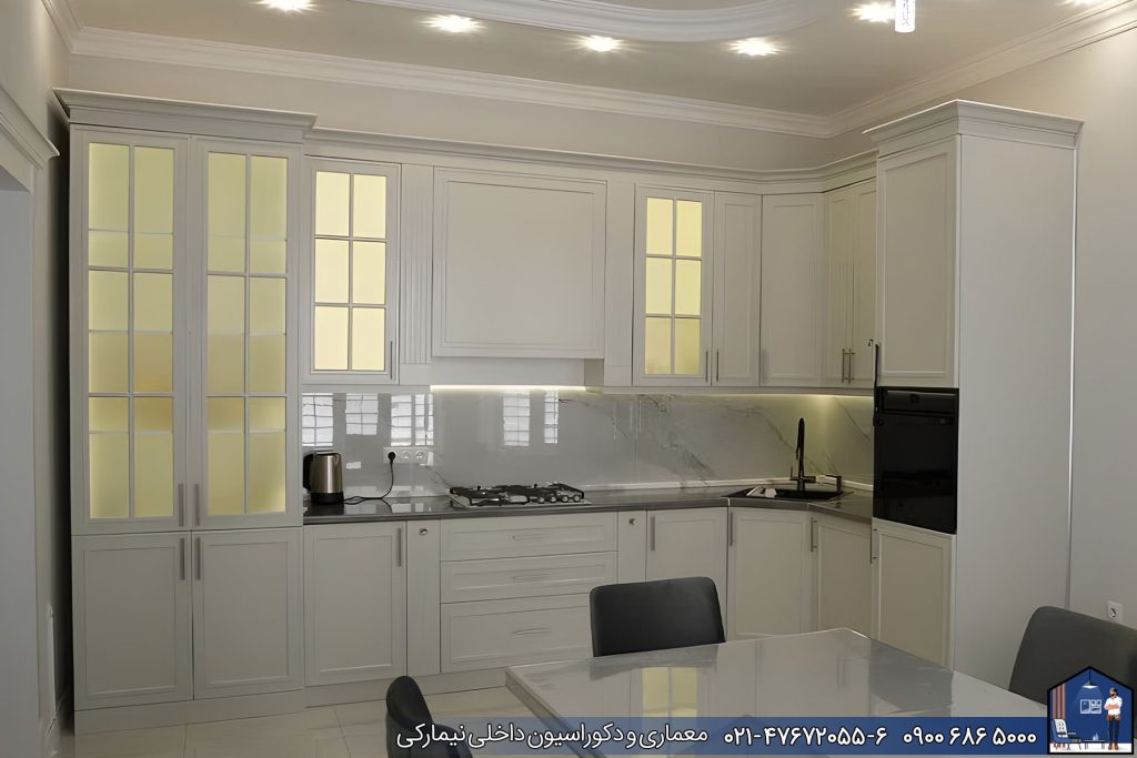 Nimarchy.com - کابینت نئوکلاسیک پروژه اراک