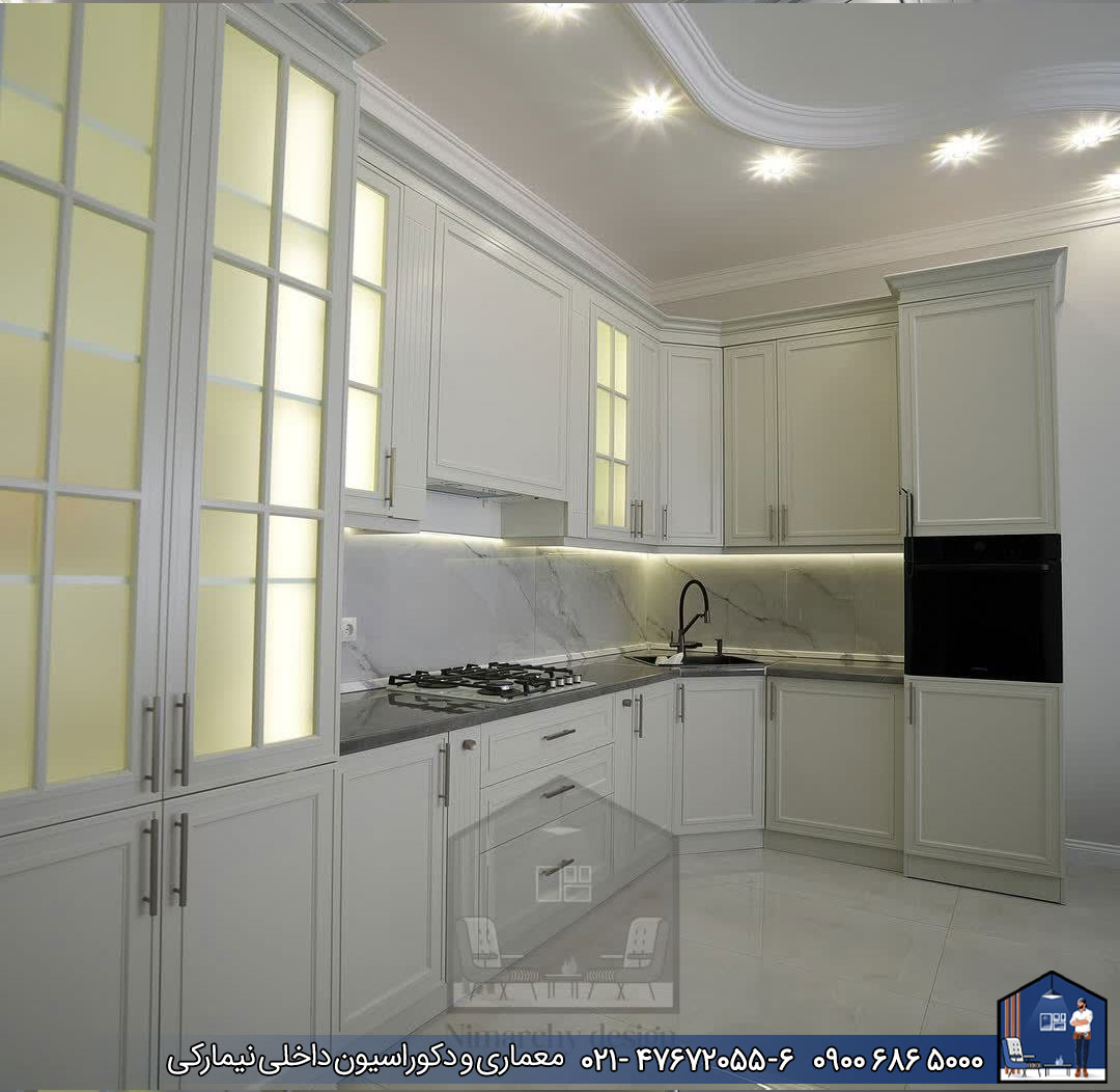 Nimarchy.com - کابینت نئوکلاسیک پروژه اراک