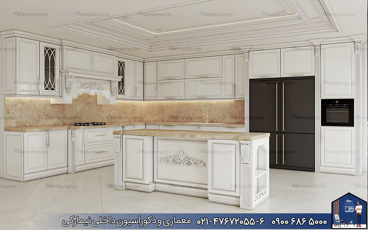 nimarchy.com - تفاوت کابینت ممبران با روکش چوب