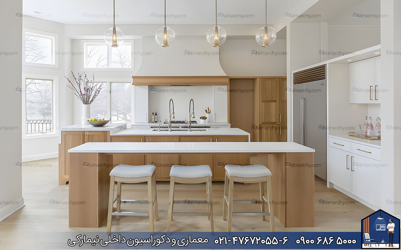 nimarchy.com - تفاوت کابینت ممبران با روکش چوب