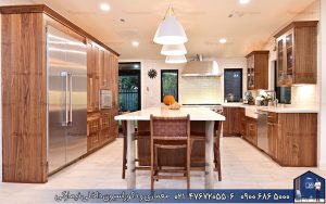 Nimarchy.com - کابینت روکش چوب ملچ