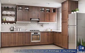 Nimarchy.com - کابینت روکش چوب ملچ