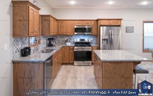 Nimarchy.com - کابینت روکش چوب ملچ