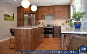 Nimarchy.com - کابینت روکش چوب ملچ