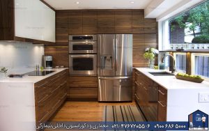 Nimarchy.com - کابینت روکش چوب ملچ