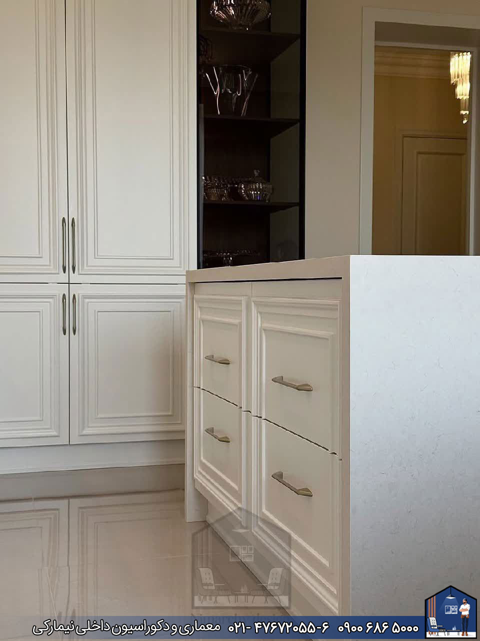 Nimarchy.com - کابینت نئوکلاسیک فرمانیه