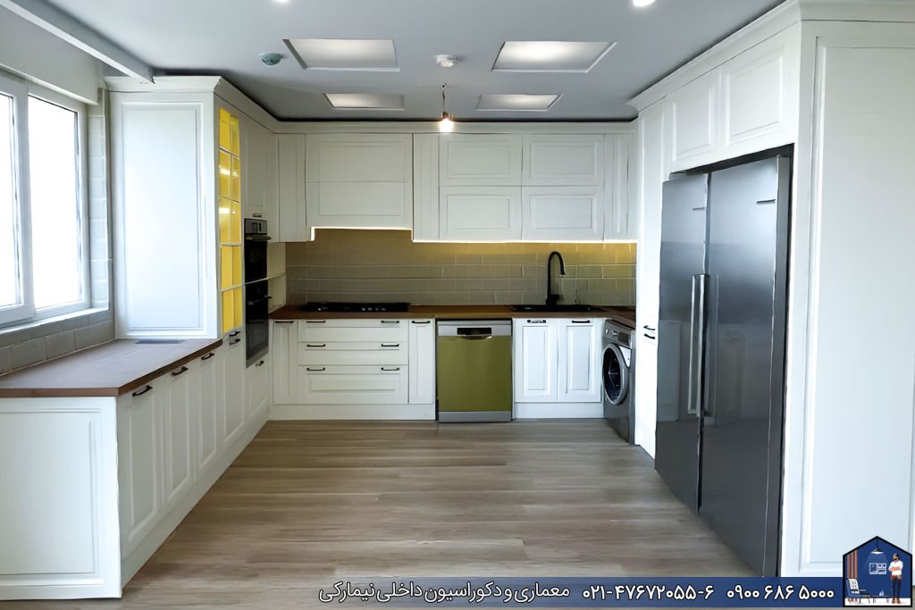 Nimarchy.com - کابینت نئوکلاسیک پروژه جنت آباد