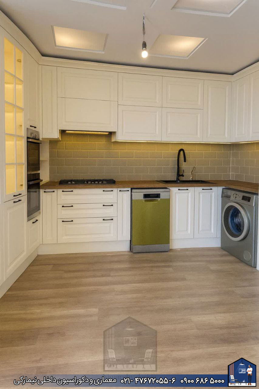 Nimarchy.com - کابینت نئوکلاسیک پروژه جنت آباد