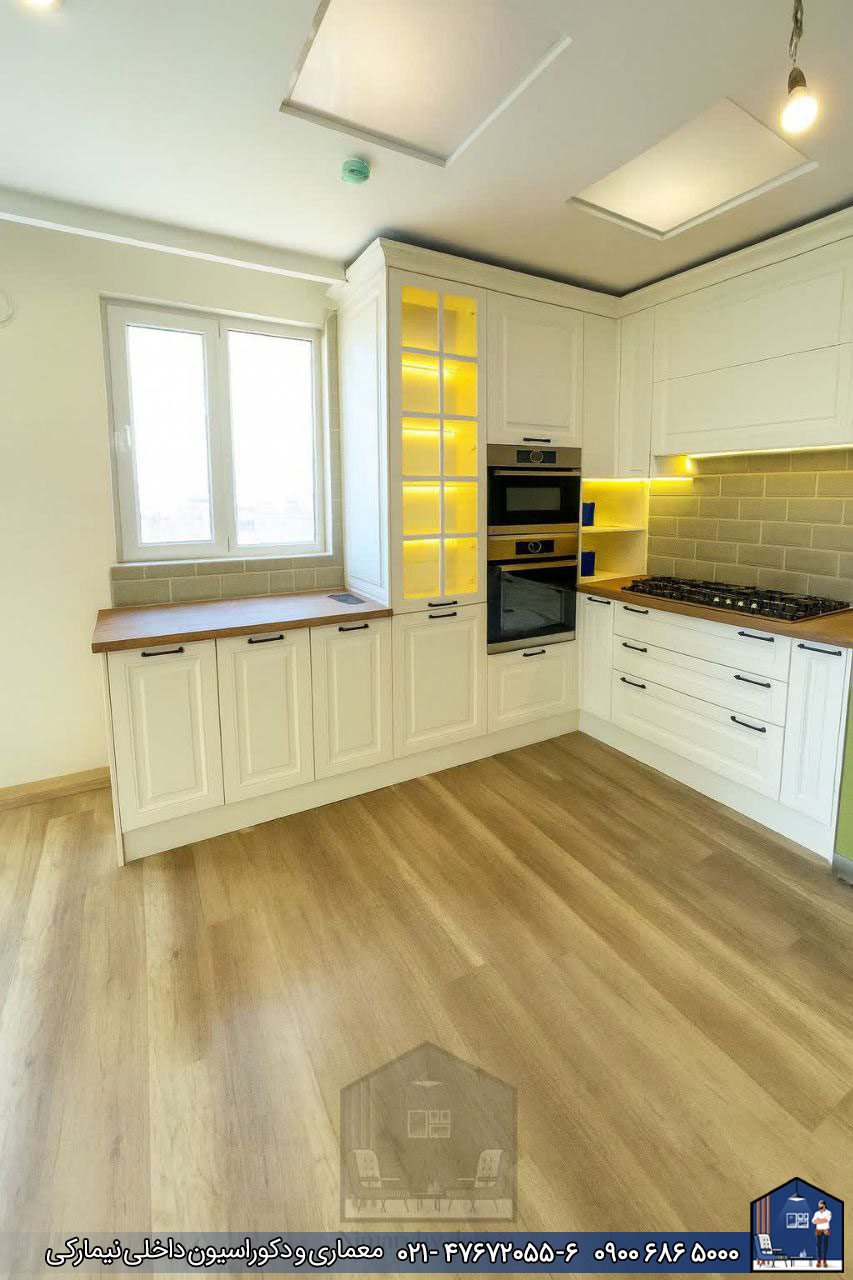 Nimarchy.com - کابینت نئوکلاسیک پروژه جنت آباد