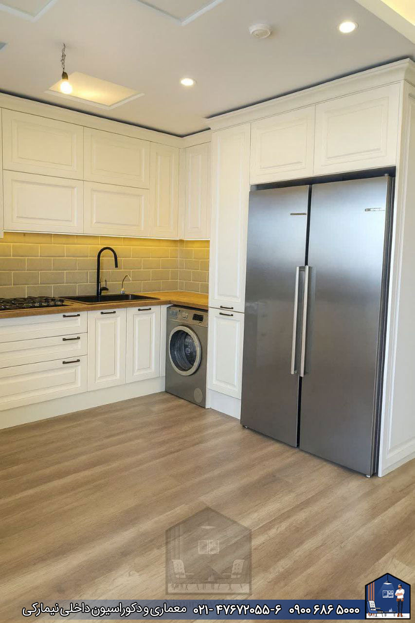 Nimarchy.com - کابینت نئوکلاسیک پروژه جنت آباد