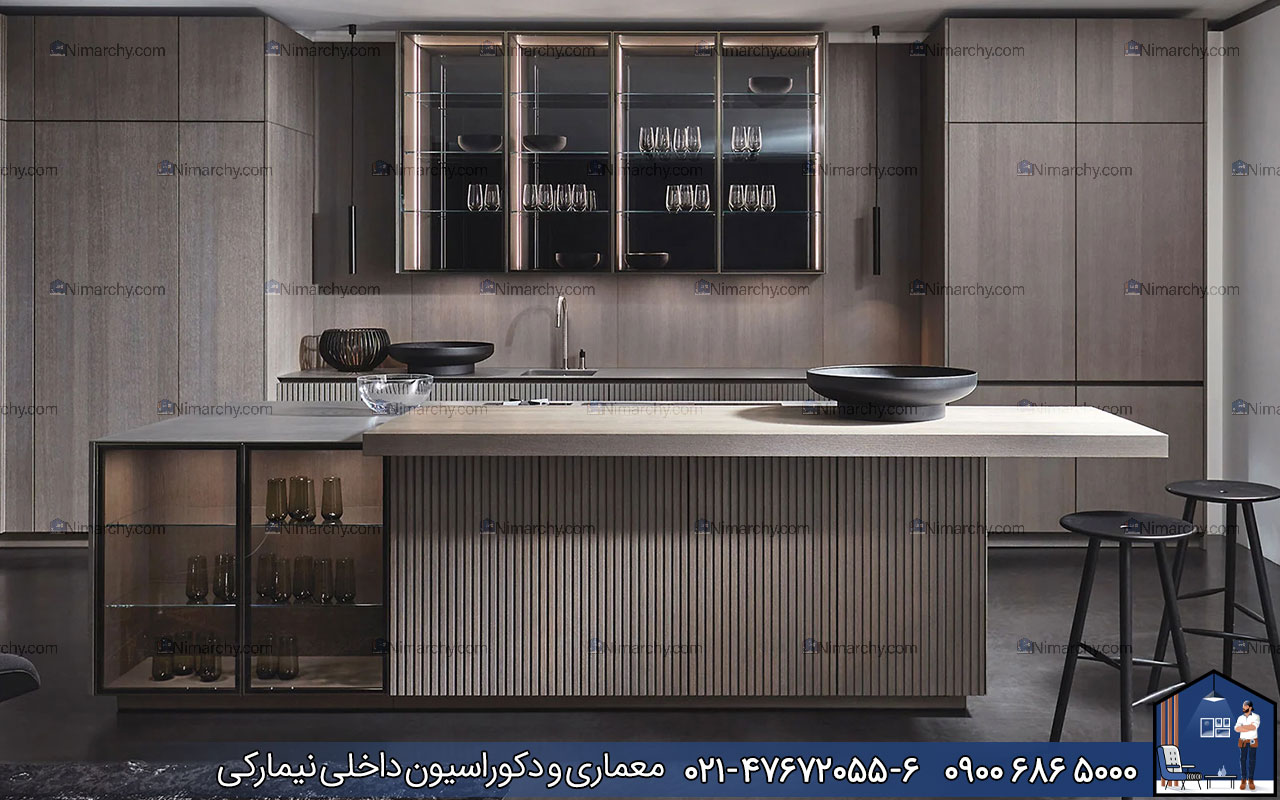 Nimarchy.com - جزیره کابینت مدرن