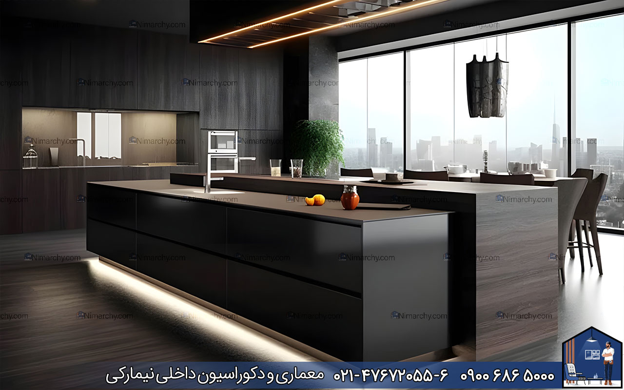 Nimarchy.com - جزیره کابینت مدرن