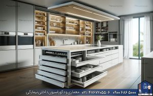 Nimarchy.com - جزیره کابینت مدرن