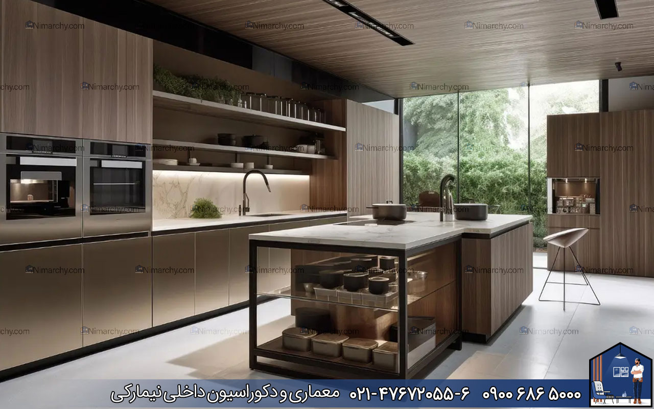 Nimarchy.com - جزیره کابینت مدرن