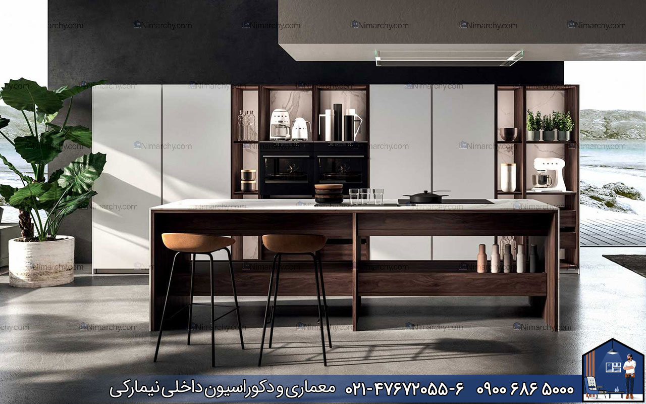 Nimarchy.com - جزیره کابینت مدرن