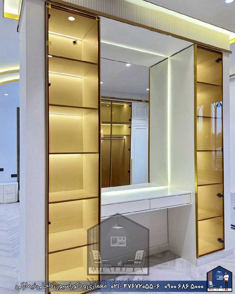 Nimarchy.com - انواع کمد دیواری مدرن و نئوکلاسیک شیک نیمارکی