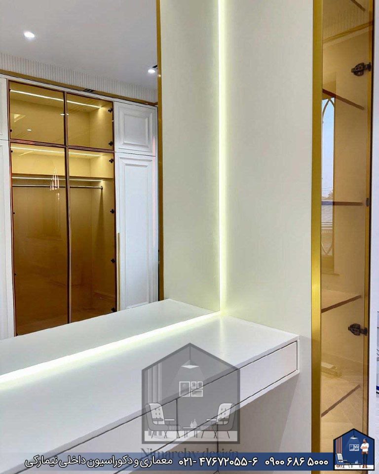 Nimarchy.com - انواع کمد دیواری مدرن و نئوکلاسیک شیک نیمارکی