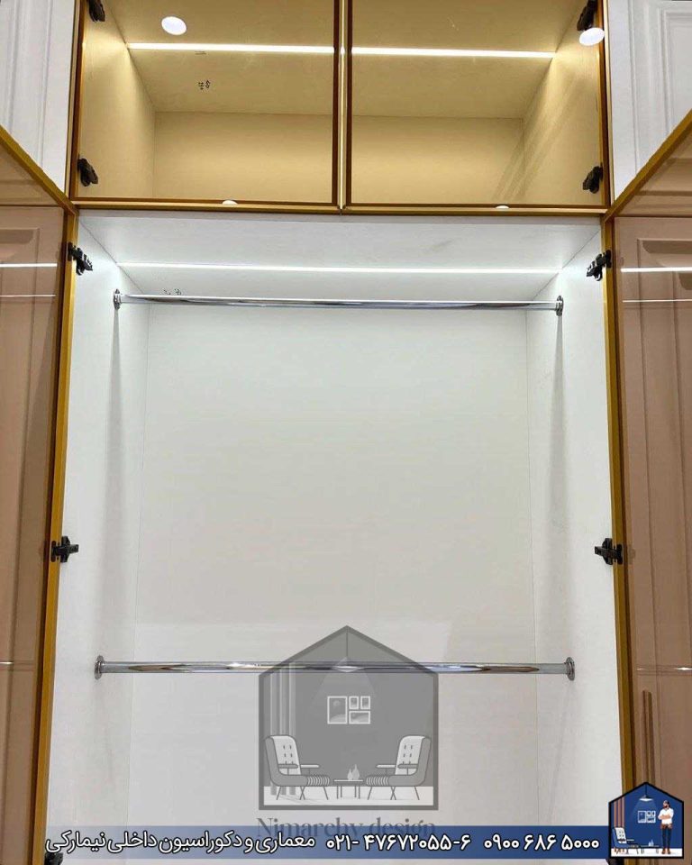 Nimarchy.com - انواع کمد دیواری مدرن و نئوکلاسیک شیک نیمارکی