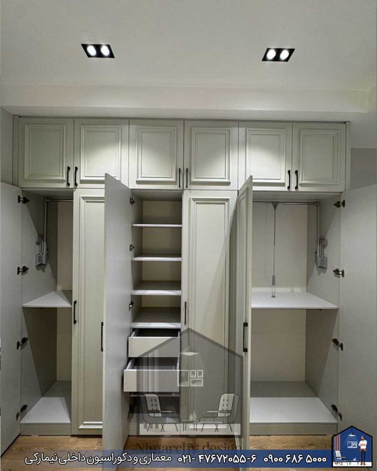 Nimarchy.com - انواع کمد دیواری مدرن و نئوکلاسیک شیک نیمارکی