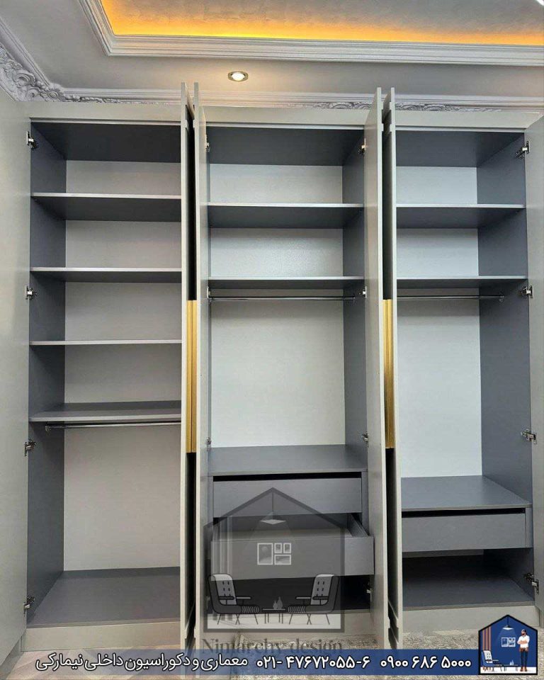 Nimarchy.com - انواع کمد دیواری مدرن و نئوکلاسیک شیک نیمارکی