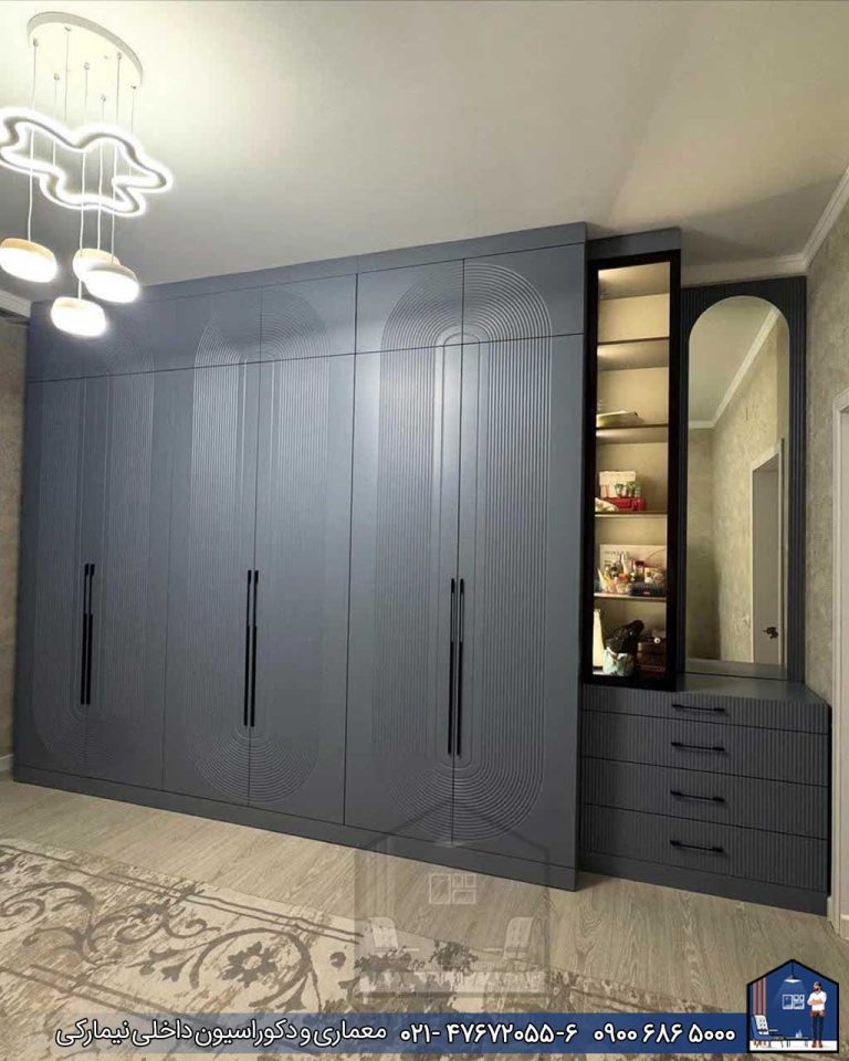 Nimarchy.com - انواع کمد دیواری مدرن و نئوکلاسیک شیک نیمارکی