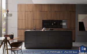 Nimarchy.com - کابینت روکش چوب مدرن