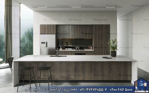 Nimarchy.com - کابینت روکش چوب مدرن