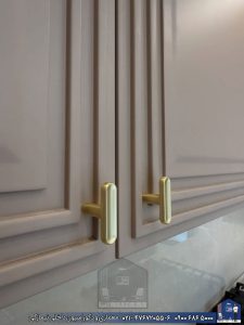 کابینت نئوکلاسیک با رنگ پلی اورتان بژ کرمانشکاه - Nimarchy.com