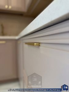 کابینت نئوکلاسیک با رنگ پلی اورتان بژ کرمانشکاه - Nimarchy.com